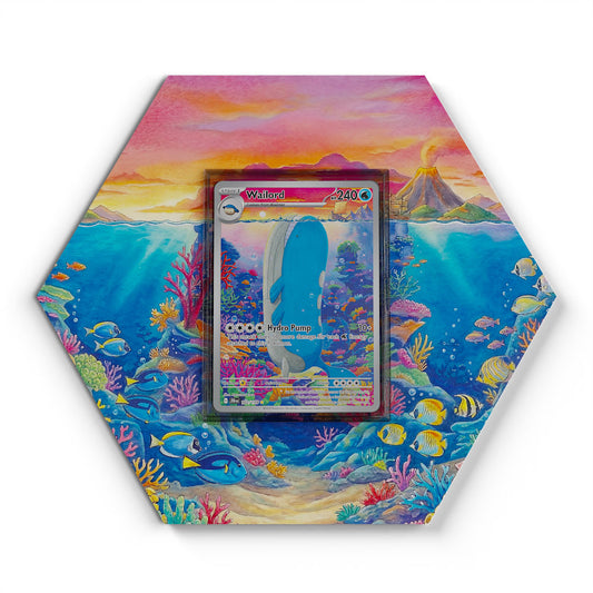 162/159 Wailord - Extended Artwork Pokemon Card Display