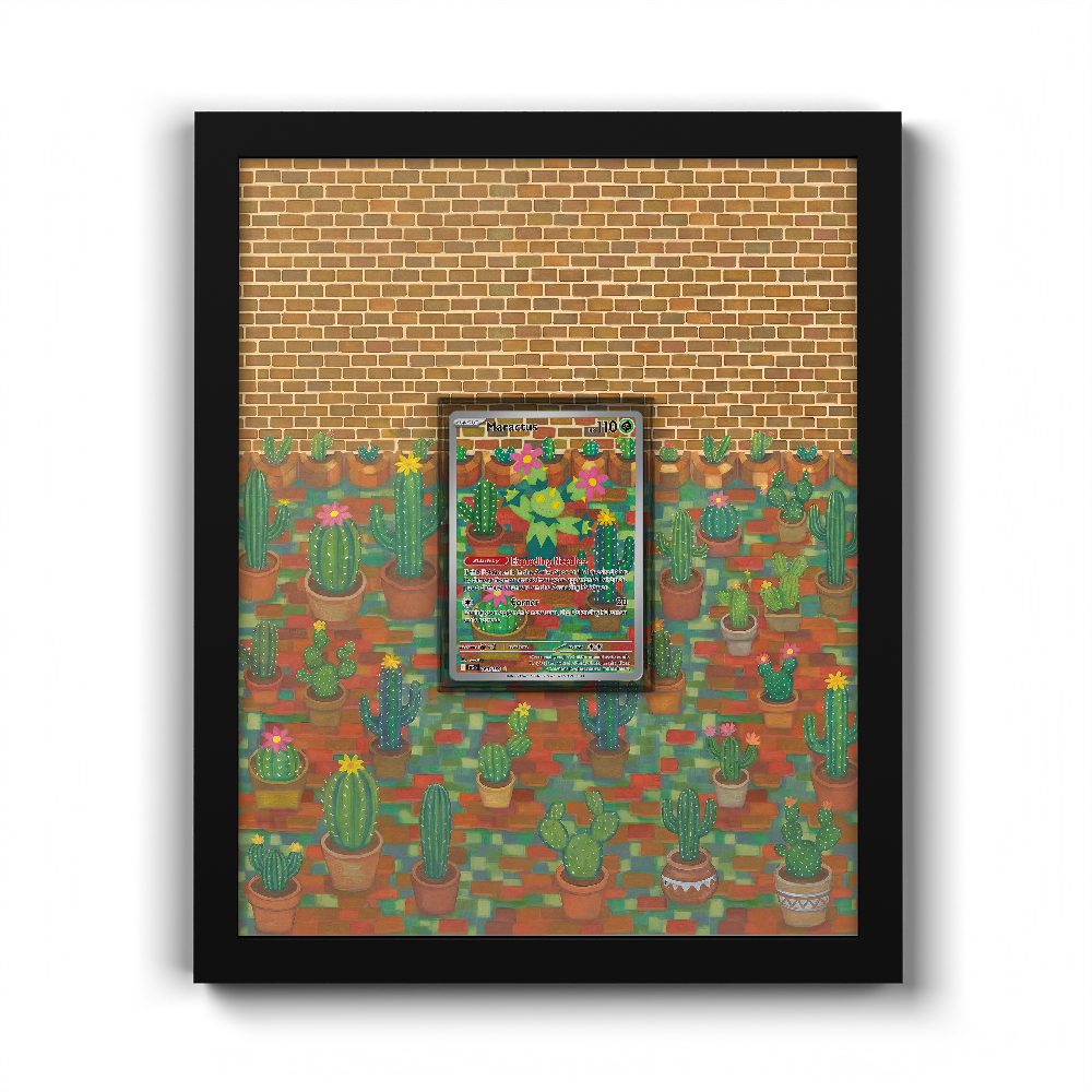160/159 Maractus - Extended Artwork Pokemon Card Frame