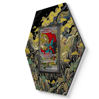 162/131 Roaring Moon EX - Extended Artwork Pokemon Card Display