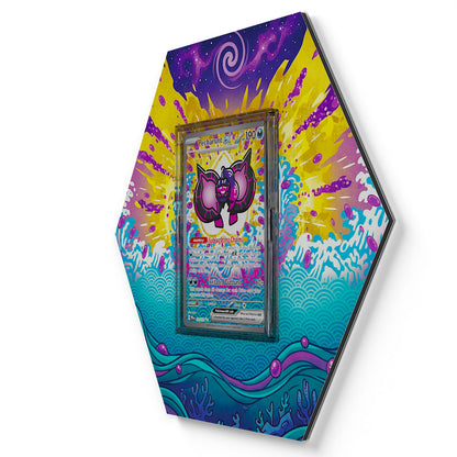 163/131 Pecharunt EX - Extended Artwork Pokemon Card Display