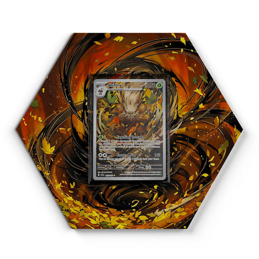 163/162 Shiftry - Extended Artwork Pokemon Card Display