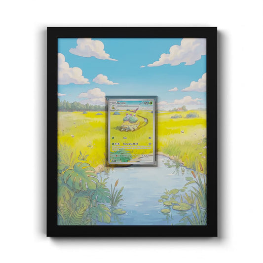 164 Grotle - Extended Artwork Framed Pokemon Card Display