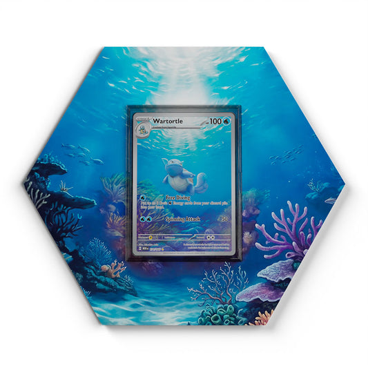 171/165 Wartortle - Extended Artwork Pokemon Card Display