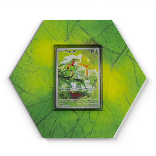 172/165 Caterpie - Extended Artwork Pokemon Card Display