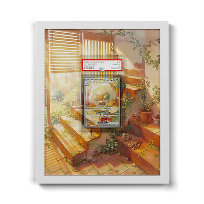 165 Whimsicott EX - Extended Artwork Framed Pokemon Card Display