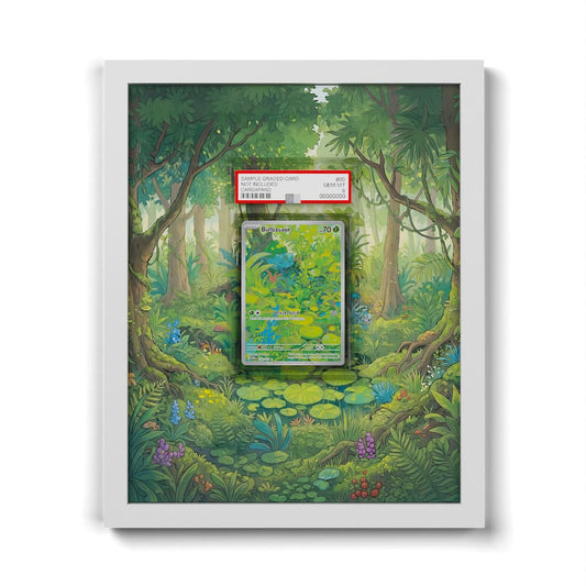 166 Bulbasaur - Extended Artwork Framed Pokemon Card Display