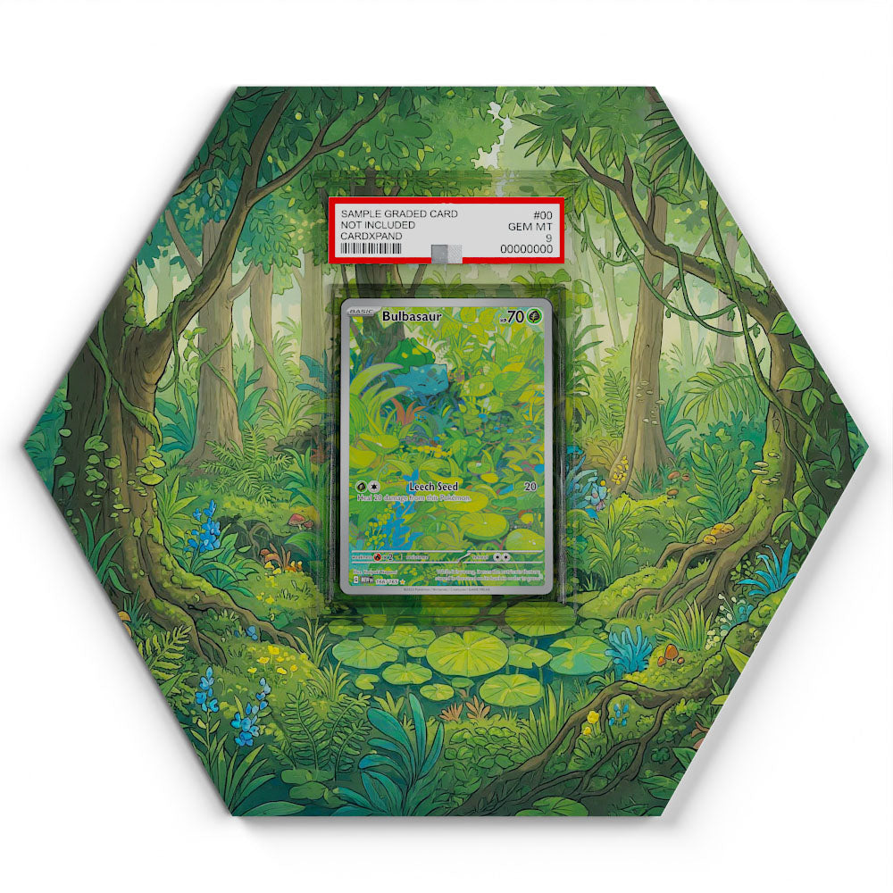 166/165 Bulbasaur - Extended Artwork Pokemon Card Display