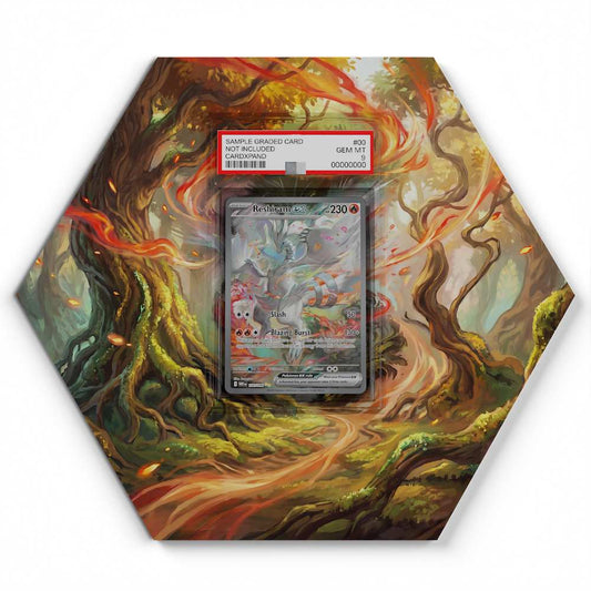 166/086 Reshiram EX - Extended Artwork Pokemon Card Display