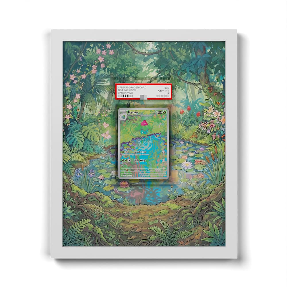167 Ivysaur - Extended Artwork Framed Pokemon Card Display