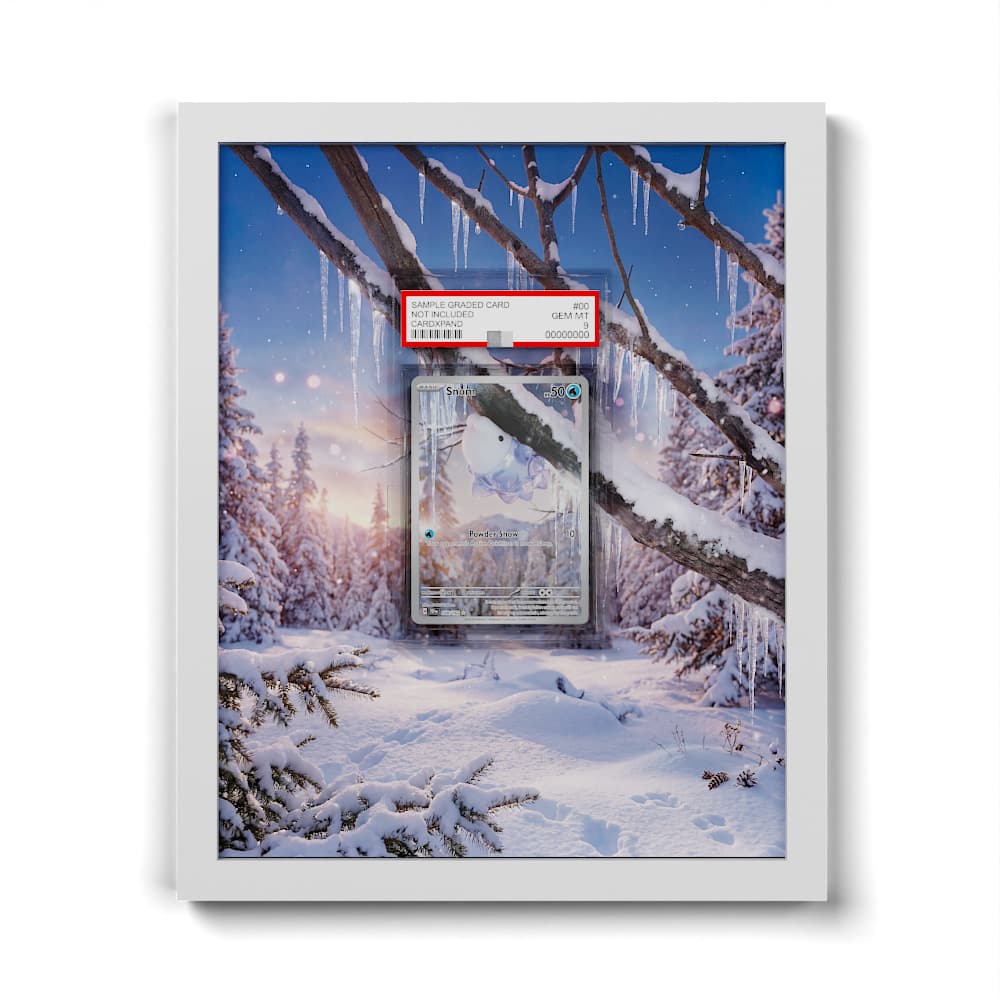 168 Snom - Extended Artwork Framed Pokemon Card Display