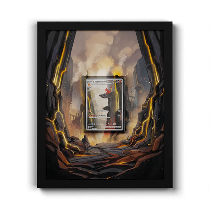 169 Charmeleon - Extended Artwork Framed Pokemon Card Display