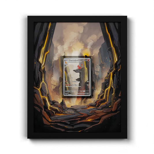 169 Charmeleon - Extended Artwork Framed Pokemon Card Display