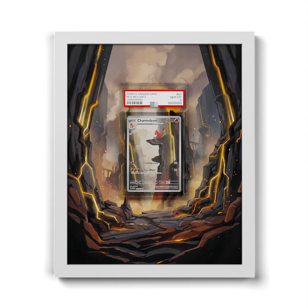 169 Charmeleon - Extended Artwork Framed Pokemon Card Display