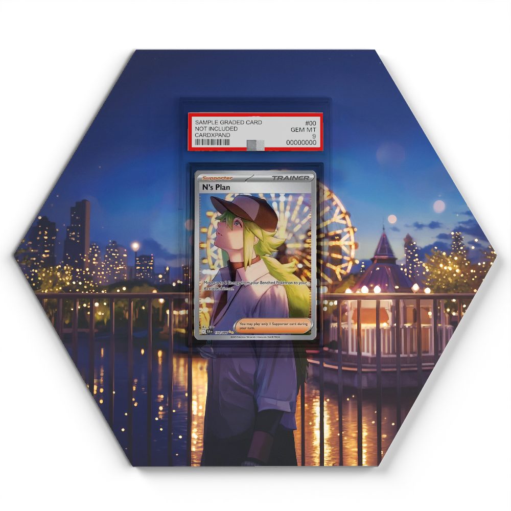 170/086 N's Plan - Extended Artwork Pokemon Card Display