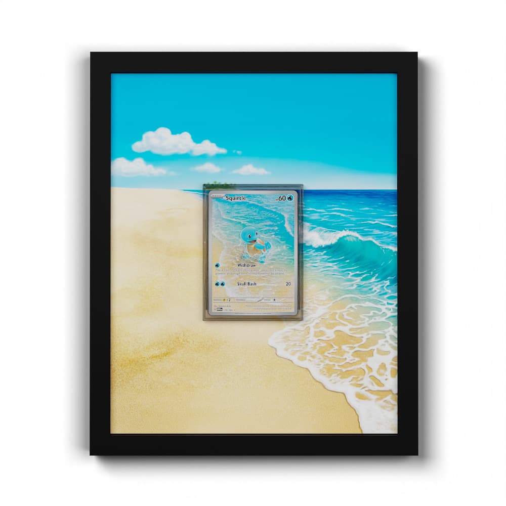 170 Squirtle - Extended Artwork Framed Pokemon Card Display