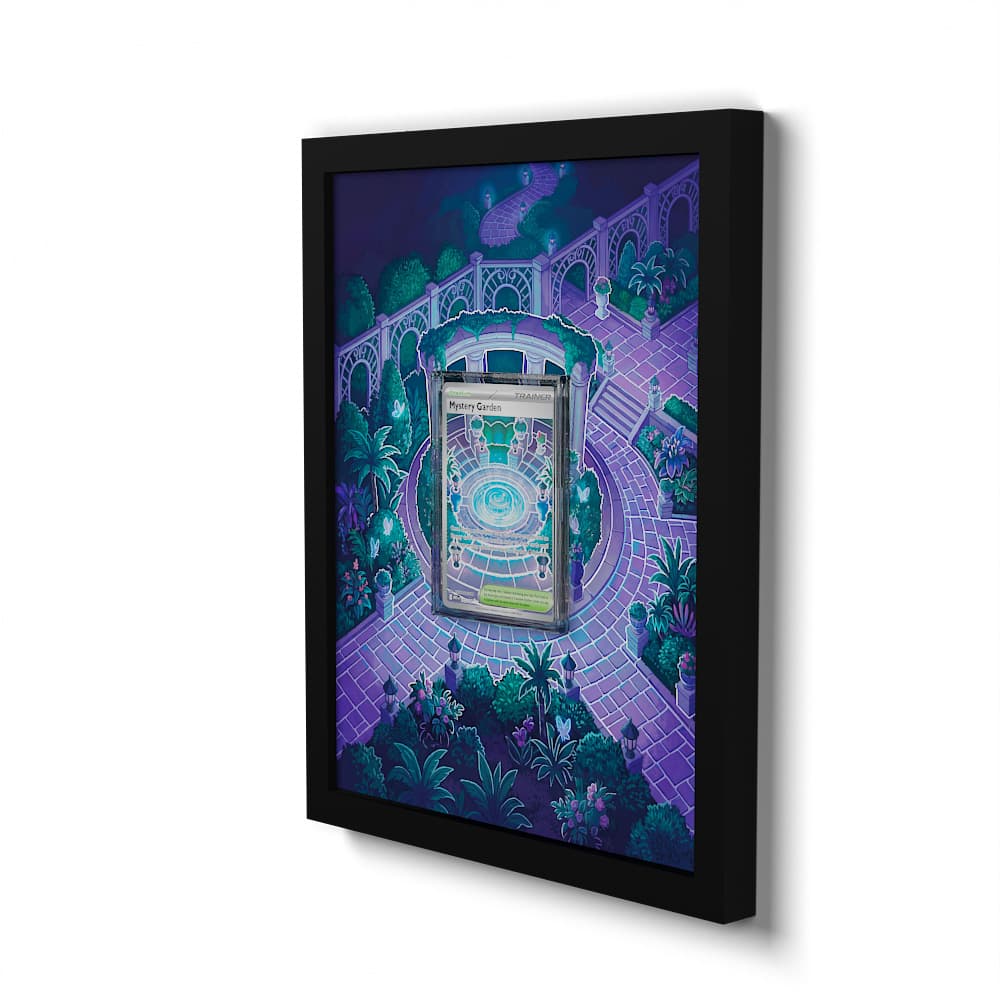 172 Mystery Garden - Extended Artwork Framed Pokemon Card Display