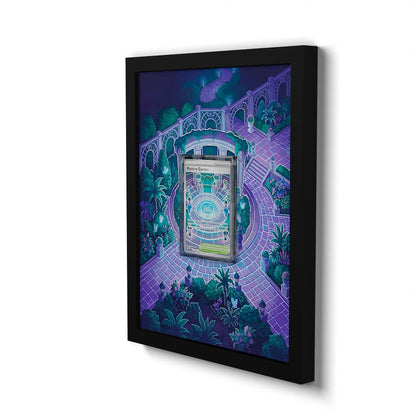 172 Mystery Garden - Extended Artwork Framed Pokemon Card Display