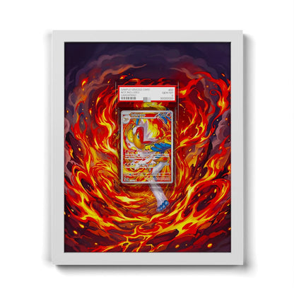 173/167 Infernape - Extended Artwork Framed Pokemon Card Display