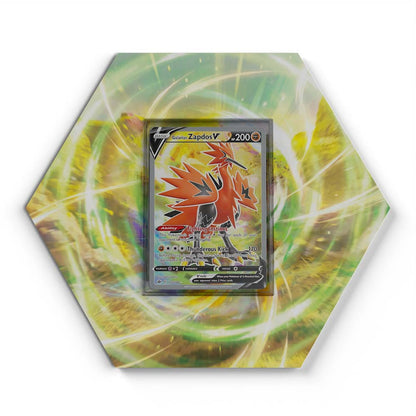 173/198 Galarian Zapdos V - Extended Artwork Pokemon Card Display