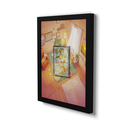 173 Eevee - Extended Artwork Framed Pokemon Card Display