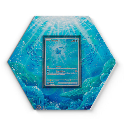 175/167 Phione - Extended Artwork Pokemon Card Display