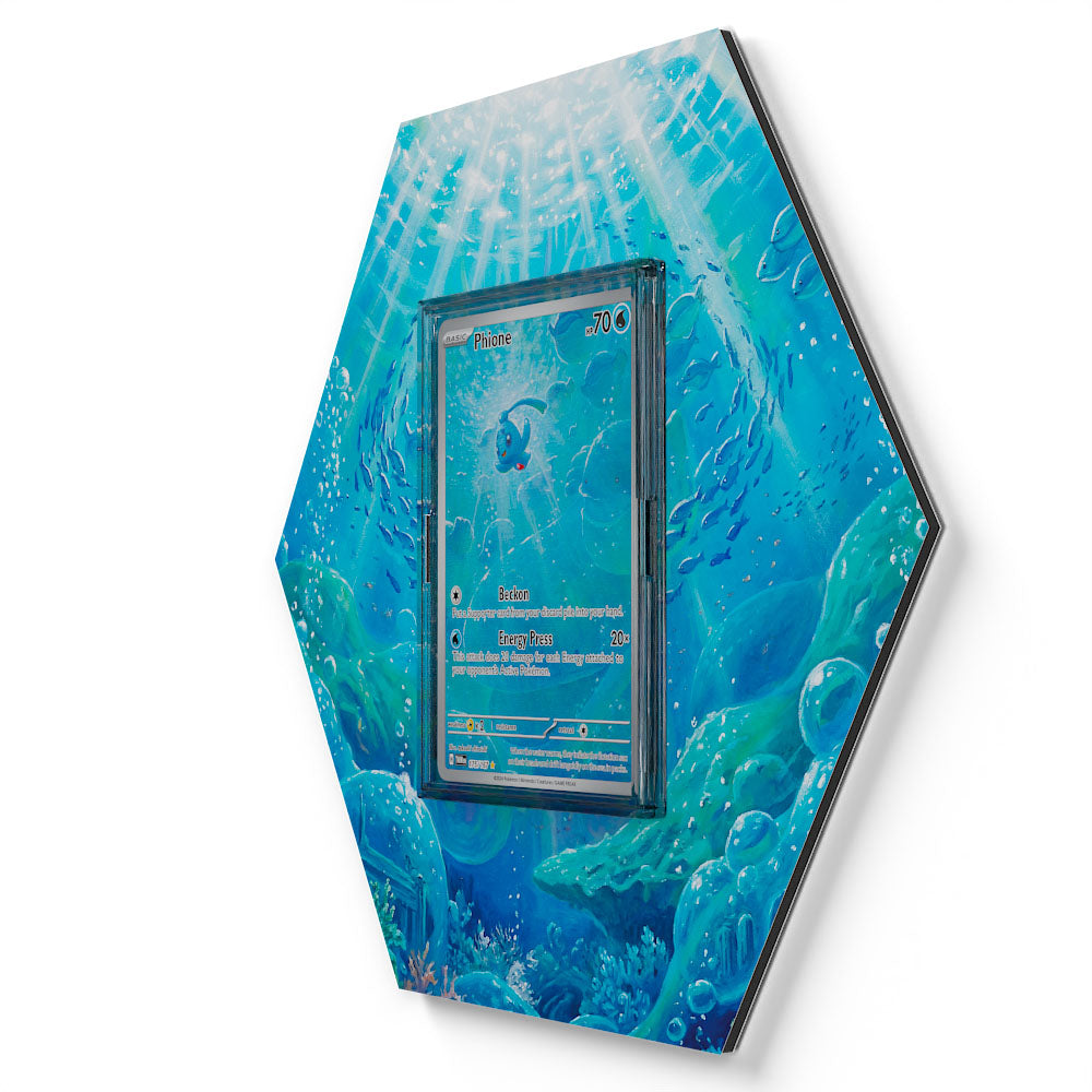 175/167 Phione - Extended Artwork Pokemon Card Display