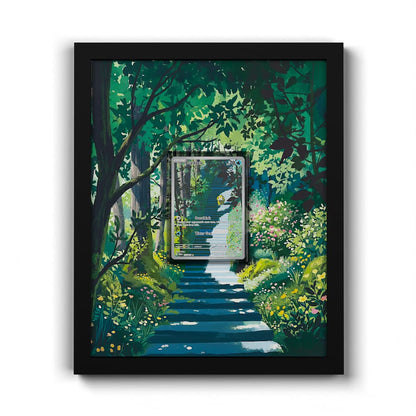 175 Psyduck - Extended Artwork Framed Pokemon Card Display