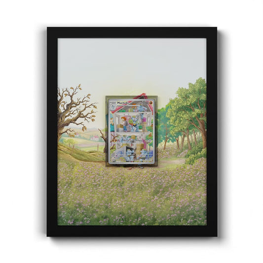 177 Machoke - Extended Artwork Framed Pokemon Card Display