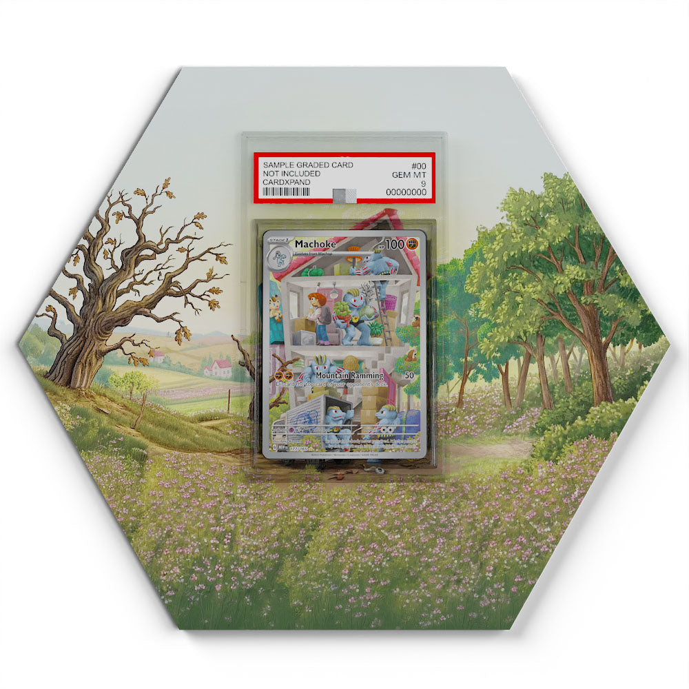 177/165 Machoke - Extended Artwork Pokemon Card Display
