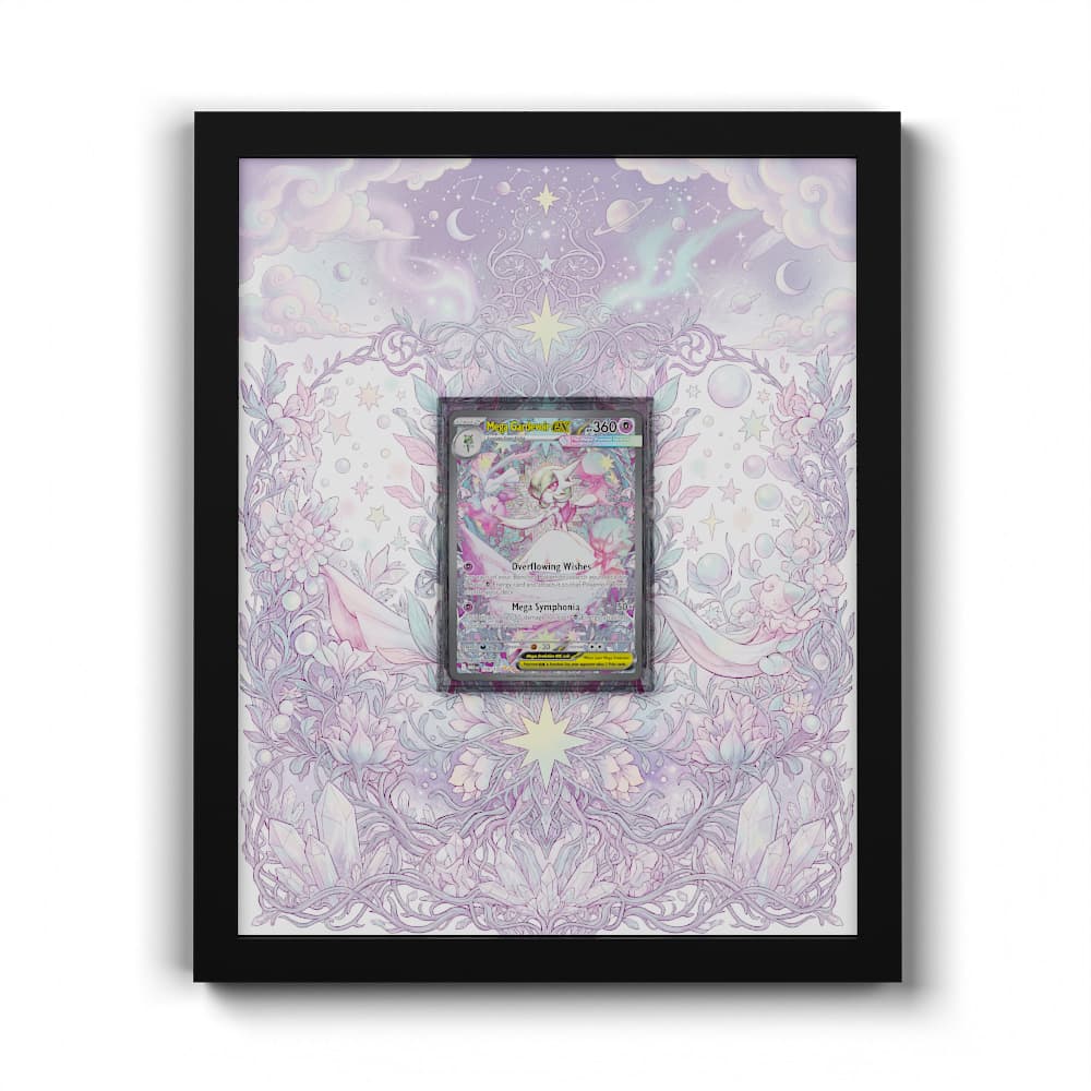 178 Mega Gardevoir EX - Extended Artwork Framed Pokemon Card Display