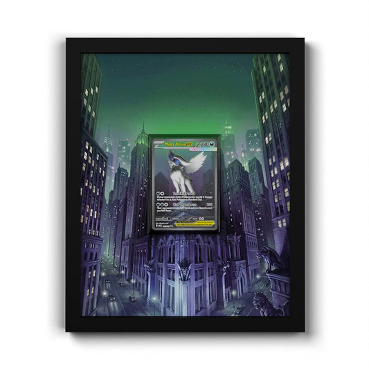 180 Mega Absol EX - Extended Artwork Framed Pokemon Card Display