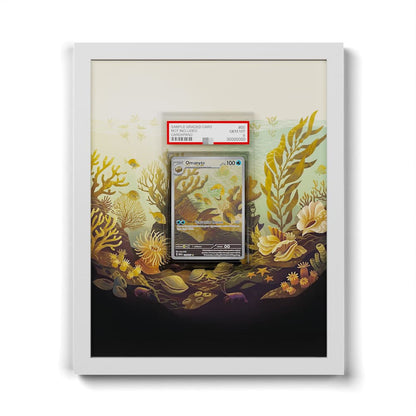 180 Omanyte - Extended Artwork Framed Pokemon Card Display