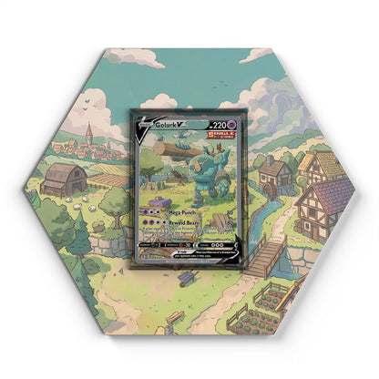 182/203 Golurk V - Extended Artwork Pokemon Card Display