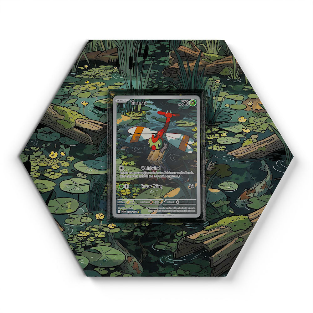 183/182 Yanma - Extended Artwork Pokemon Card Display