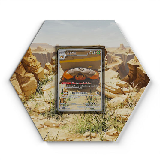 186/182 Crustle - Extended Artwork Pokemon Card Display