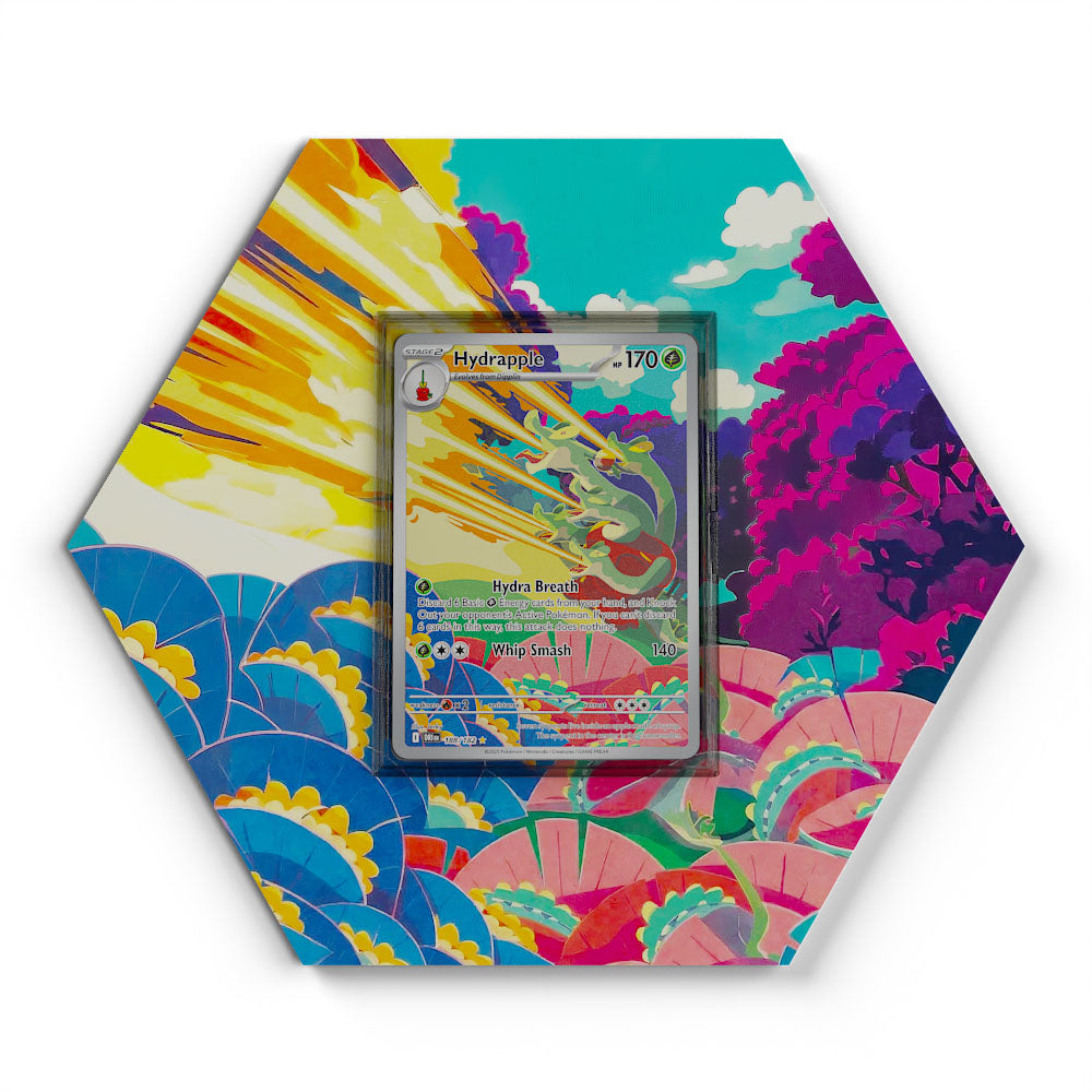 188/182 Hydrapple - Extended Artwork Pokemon Card Display