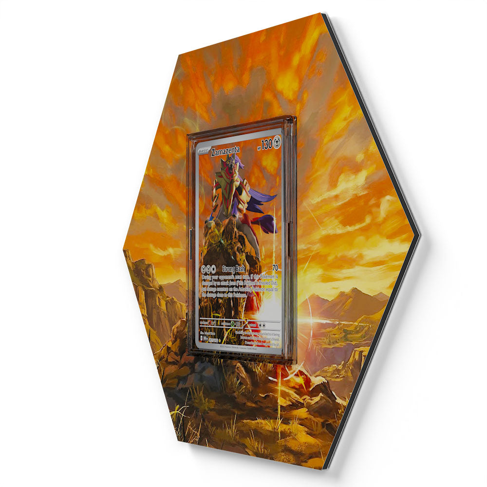 201/182 Zamazenta - Extended Artwork Pokemon Card Display