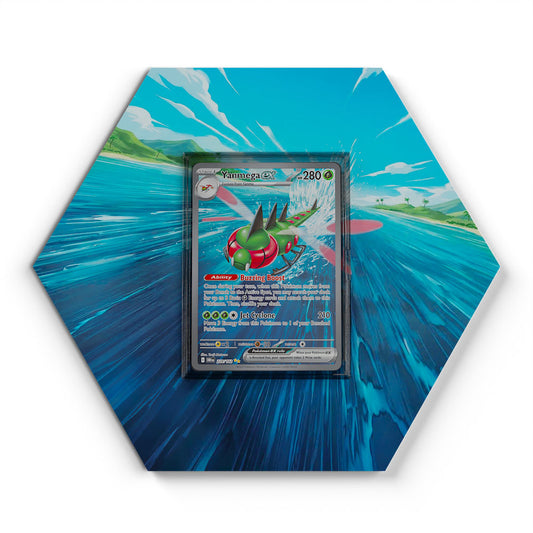 228/182 Yanmega EX - Extended Artwork Pokemon Card Display