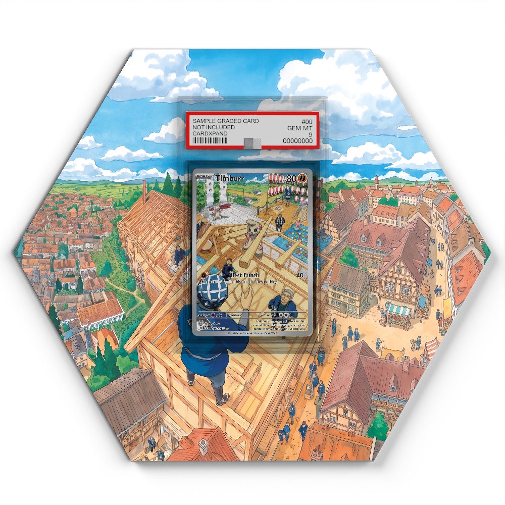 183/167 Timburr - Extended Artwork Pokemon Card Display
