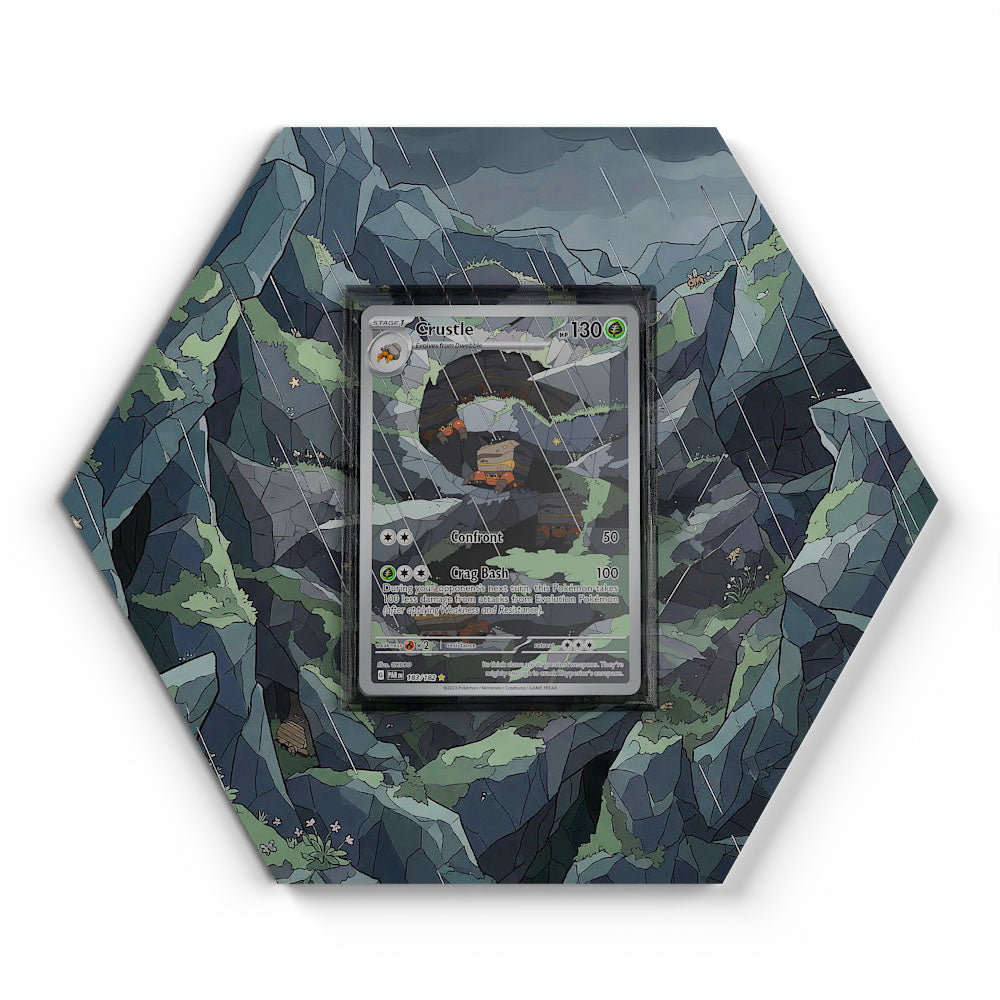 183/182 Crustle - Extended Artwork Pokemon Card Display