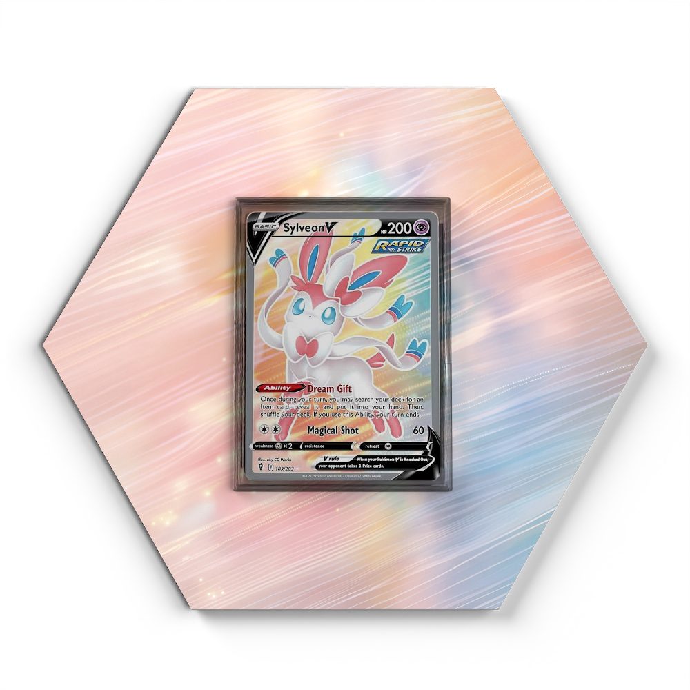 183/203 Sylveon V - Extended Artwork Pokemon Card Display