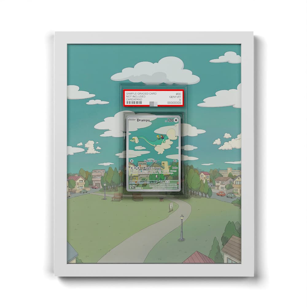 184 Drampa - Extended Artwork Framed Pokemon Card Display