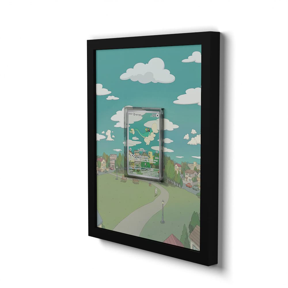 184 Drampa - Extended Artwork Framed Pokemon Card Display