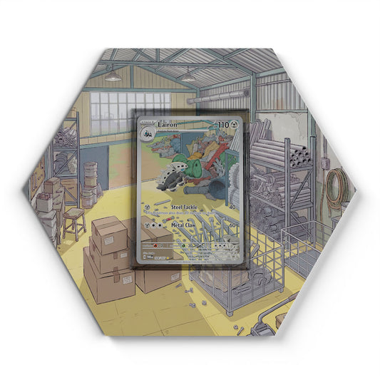 184/167 Lairon - Extended Artwork Pokemon Card Display