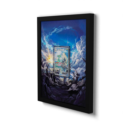 184/182 Cynthia's Roserade - Extended Artwork Framed Pokemon Card Display
