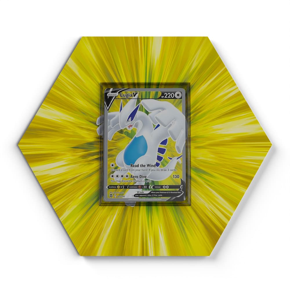 185/195 Lugia - Extended Artwork Pokemon Card Display