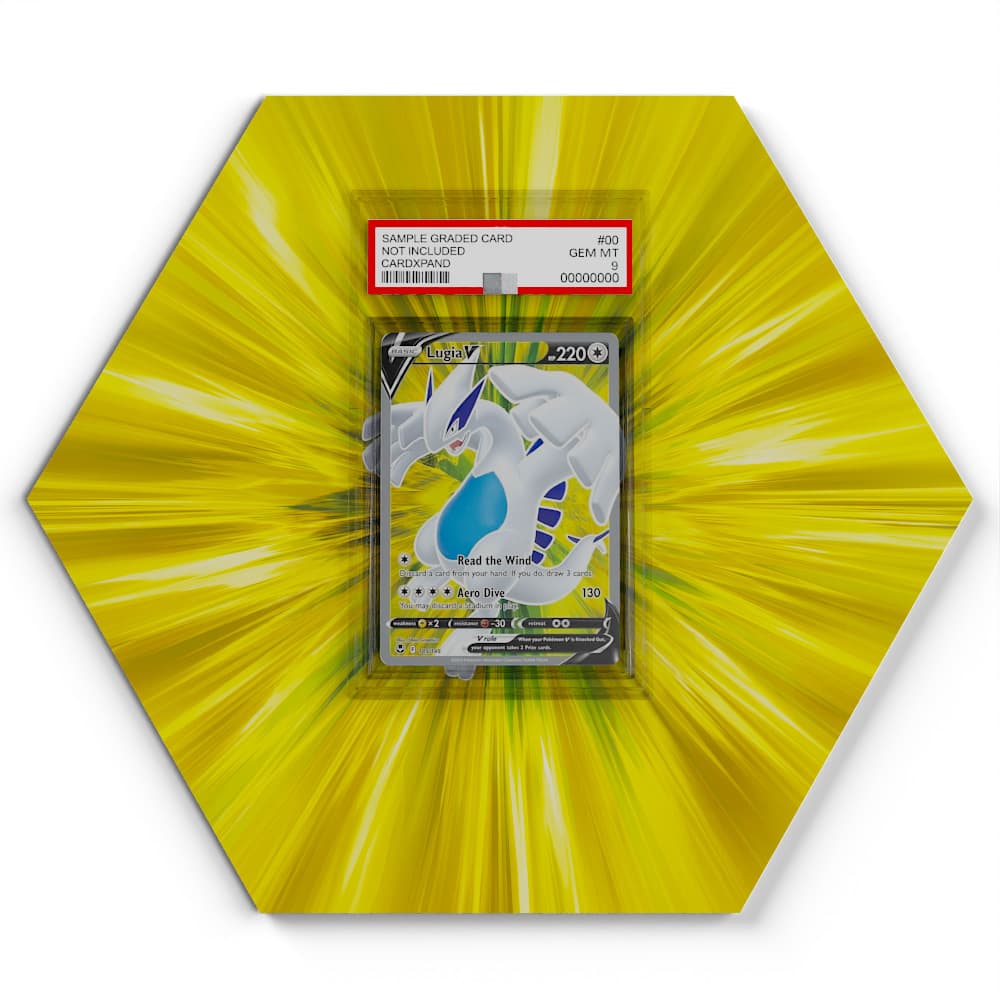 185/195 Lugia - Extended Artwork Pokemon Card Display