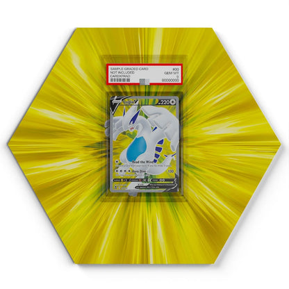 185/195 Lugia - Extended Artwork Pokemon Card Display