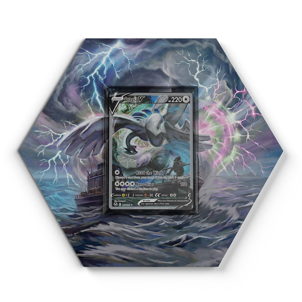 186/195 Lugia - Extended Artwork Pokemon Card Display