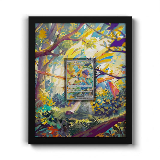 186 Hop's Zacian EX - Extended Artwork Framed Pokemon Card Display